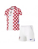 Chorvatsko Domácí dres pro děti MS 2026 Krátký Rukáv (+ trenýrky)